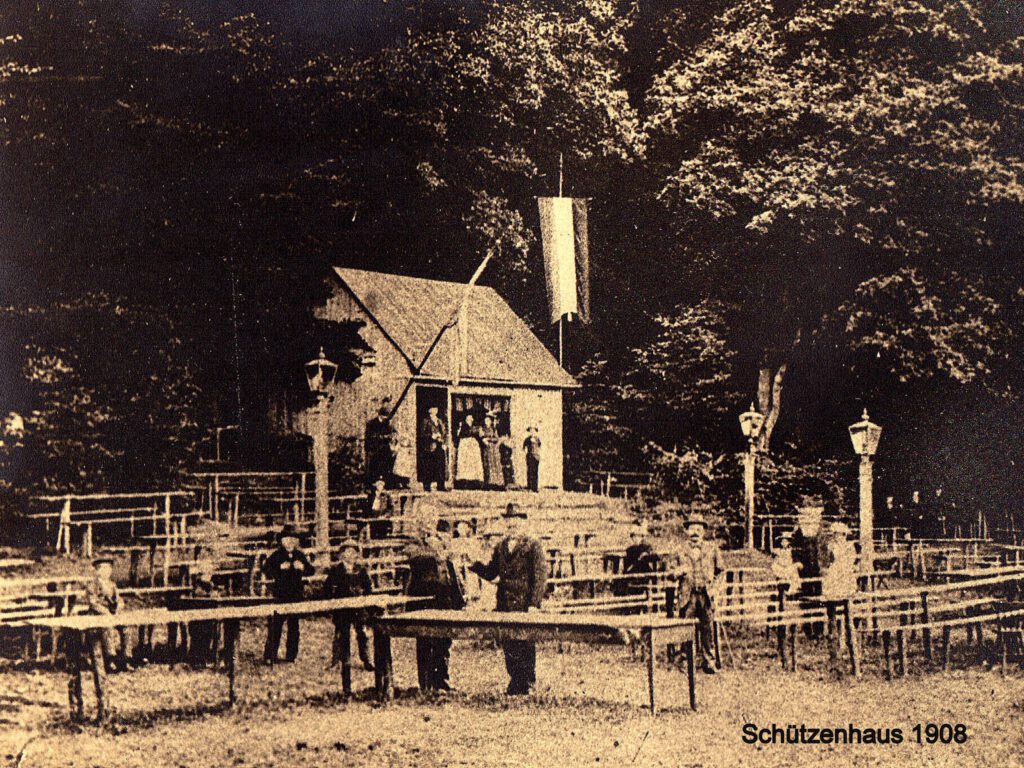 Das Schuetzenhaus im Jahre 1908